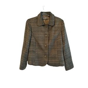 Vintage Liz Claiborne Women's Jacket - size Petite Large PL - multicolored